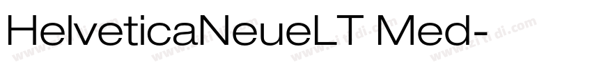 HelveticaNeueLT Med字体转换